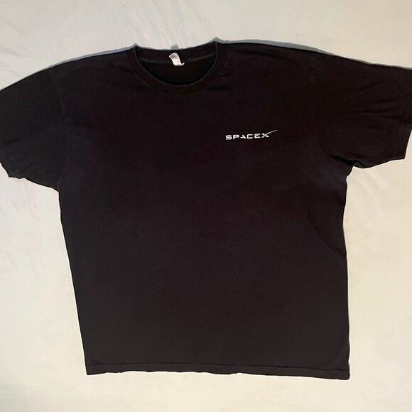 Black SpaceX Tshirt 2XL - Picture 1 of 3